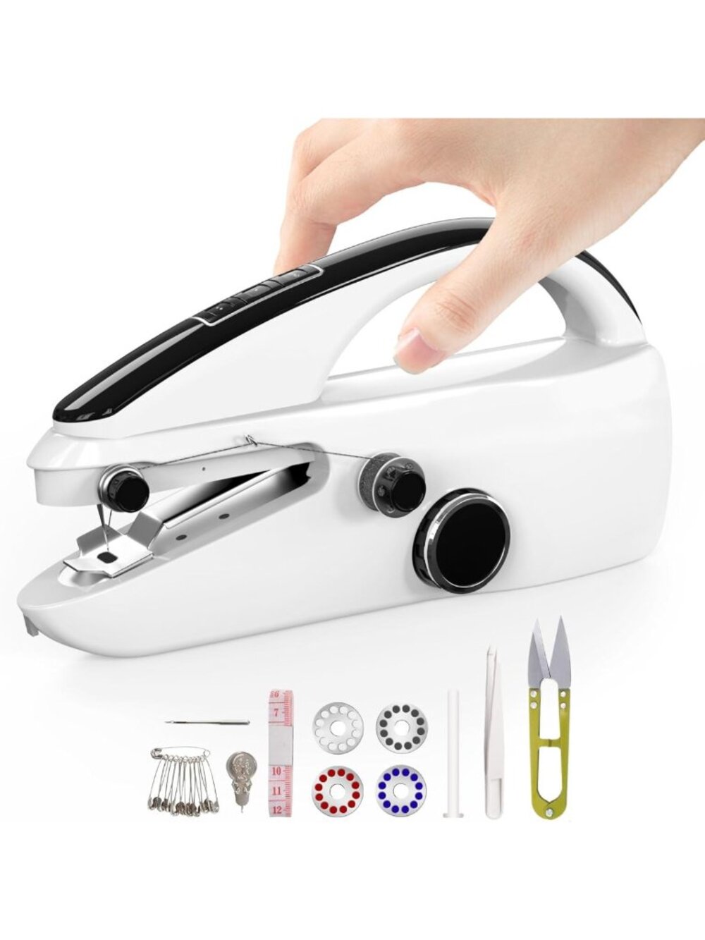 Mini Handheld Sewing Machine - Easy to Use, Fast Stitch for DIY, Travel